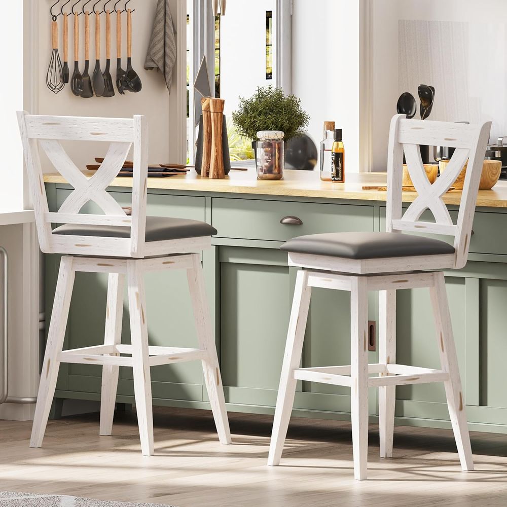 Home Bar Stools - Ensemble de 2 tabourets de bar