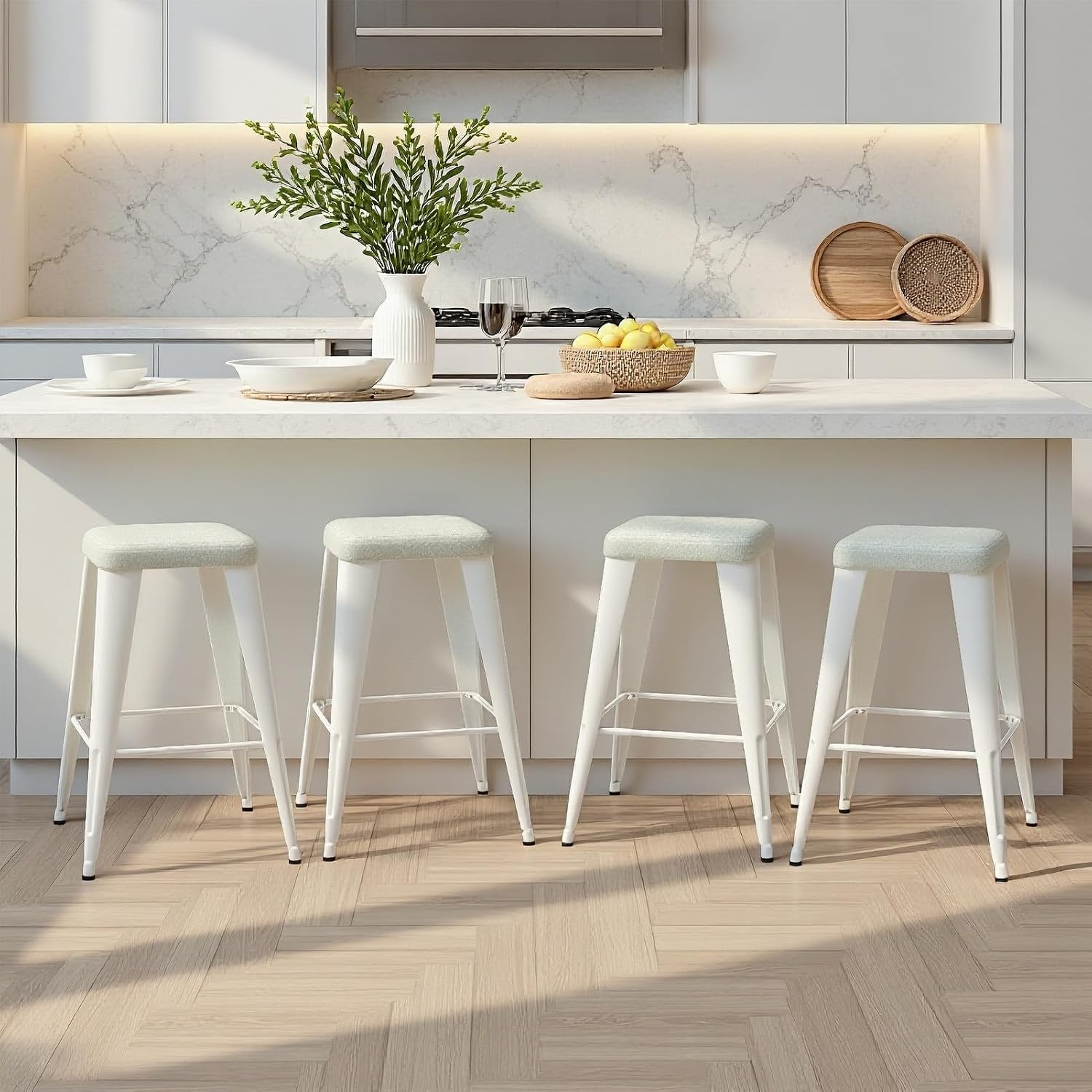 Home Bar Stools - Ensemble de 4 tabourets de bar,