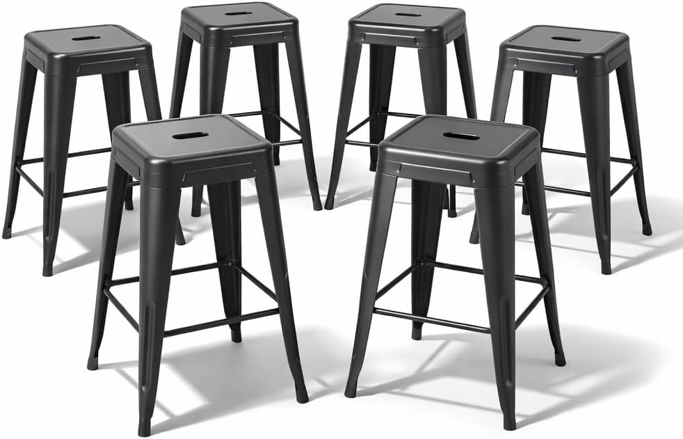 Home Bar Seating - Ensemble de 6 tabourets de comptoir