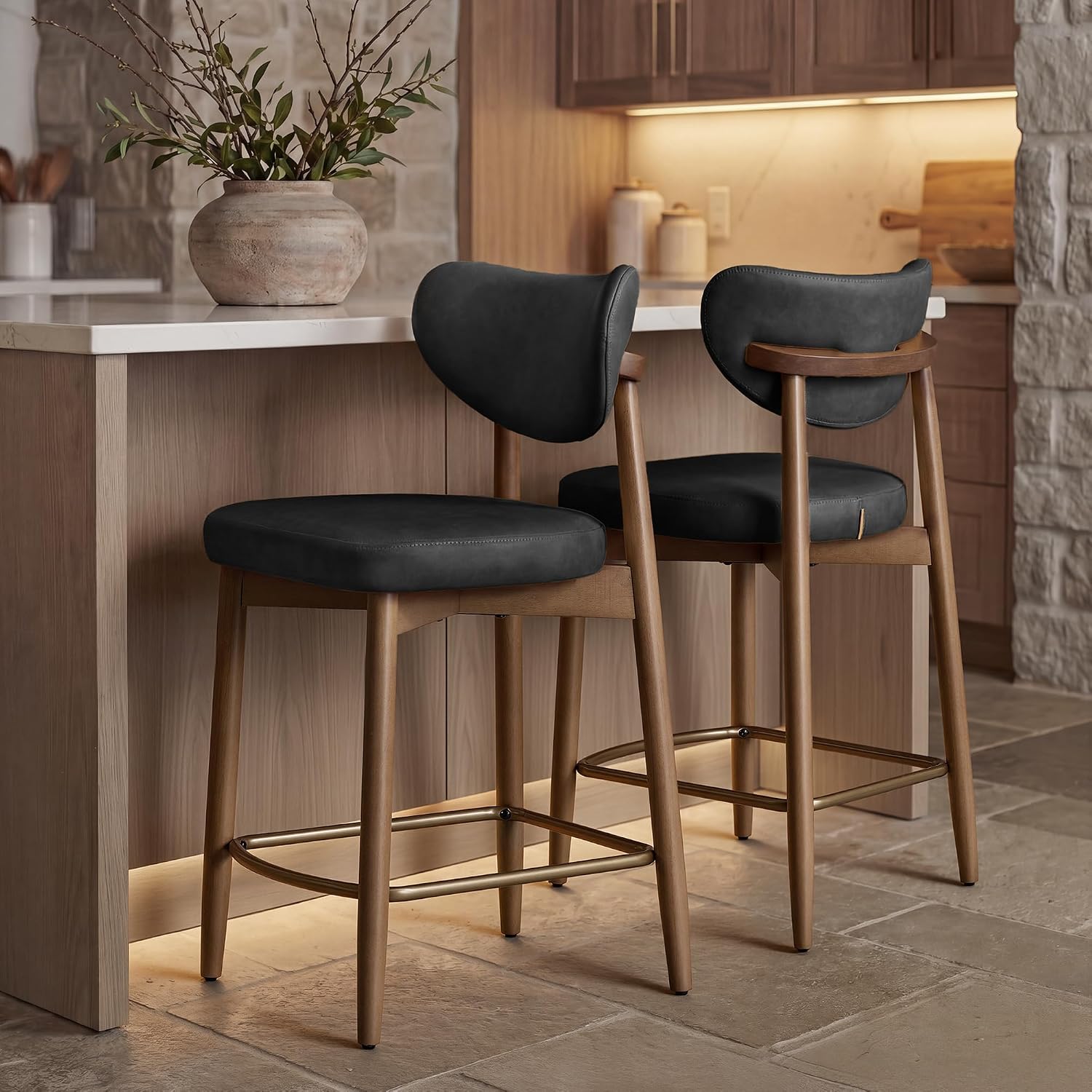 Home Bar Seating - Ensemble de 2 tabourets de bar