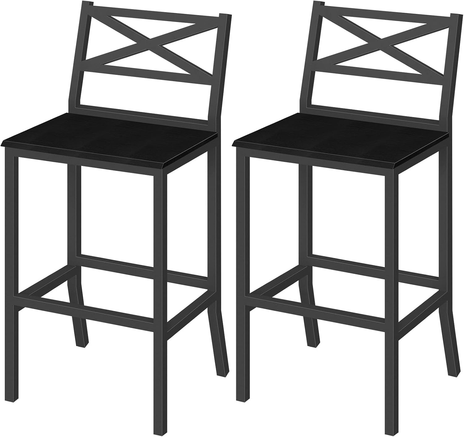 Home Bar Stools - Tabourets de bar, ensemble de 2