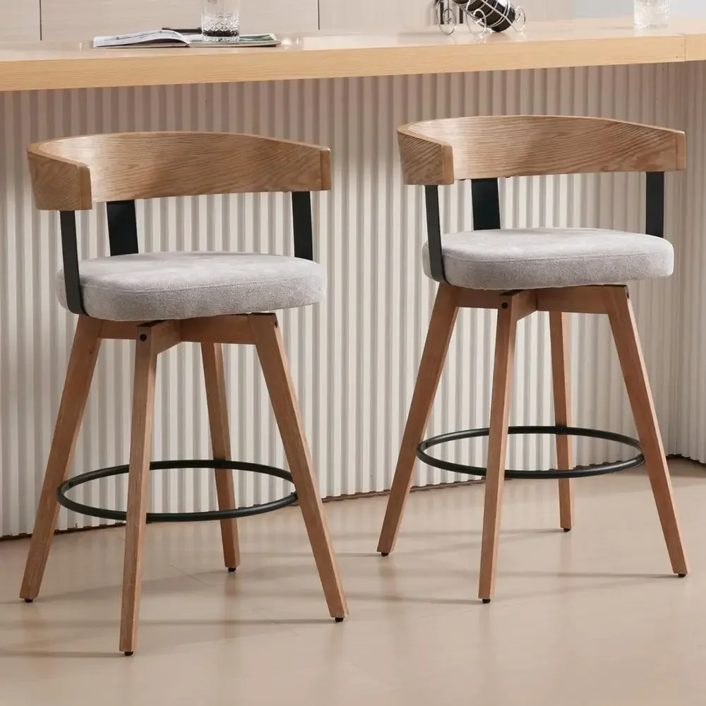 Home Bar Stools - Ensemble de 2 tabourets de bar