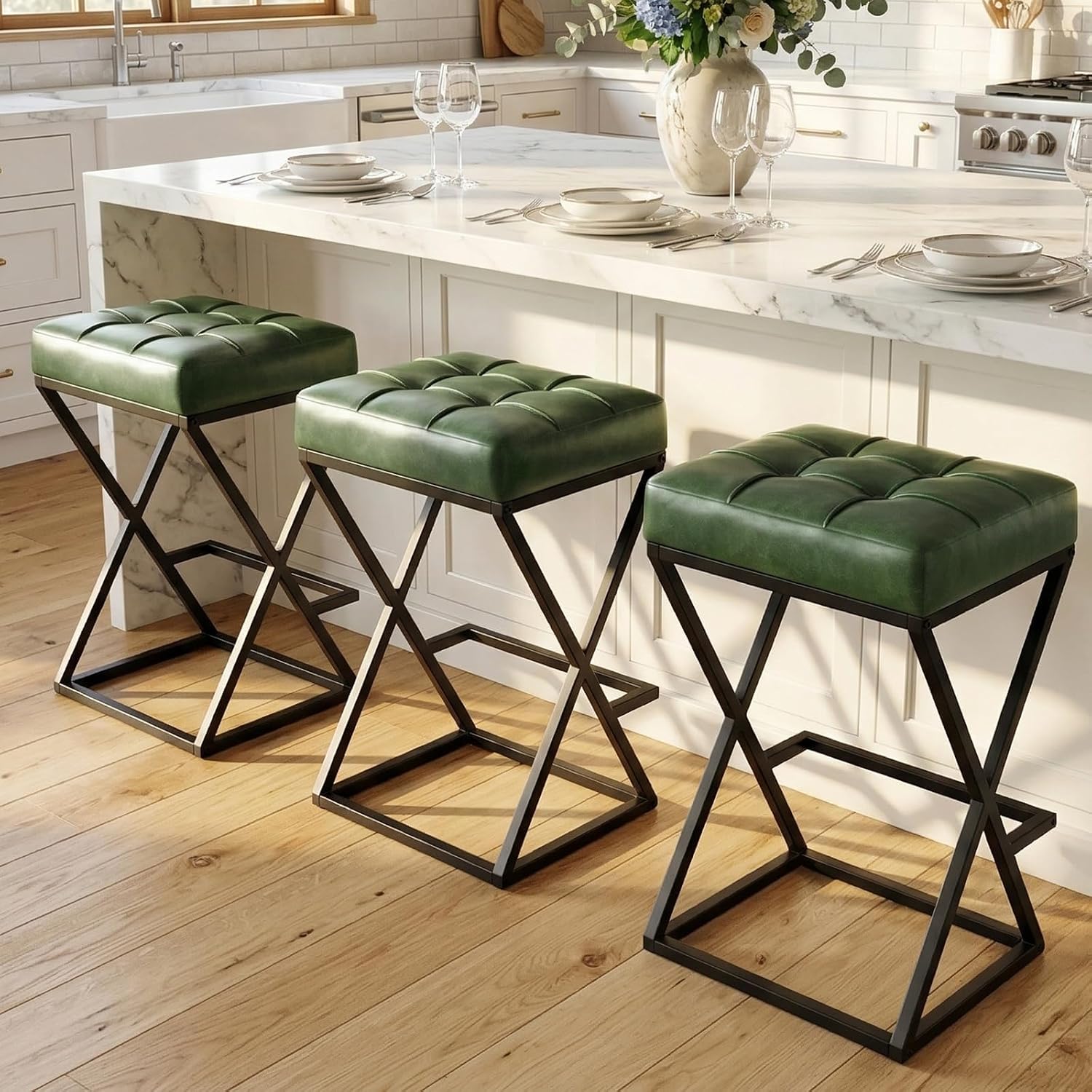 Home Bar Seating - Ensemble de 3 tabourets de bar