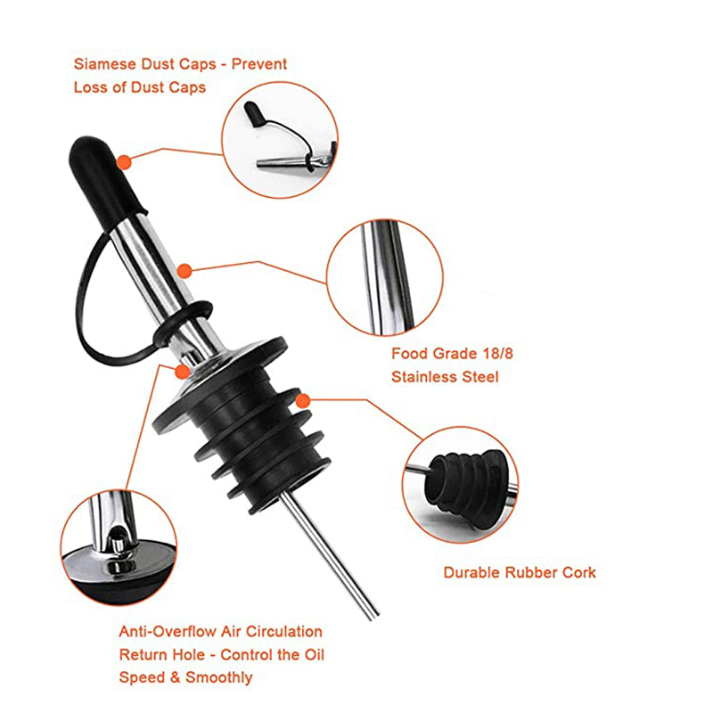 Bec verseurs rapides en acier  - Speed Pourer Cap avis et prix