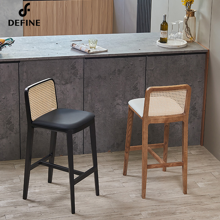 Chaise de bar en rotin américa - Home Bar Stools avis et prix