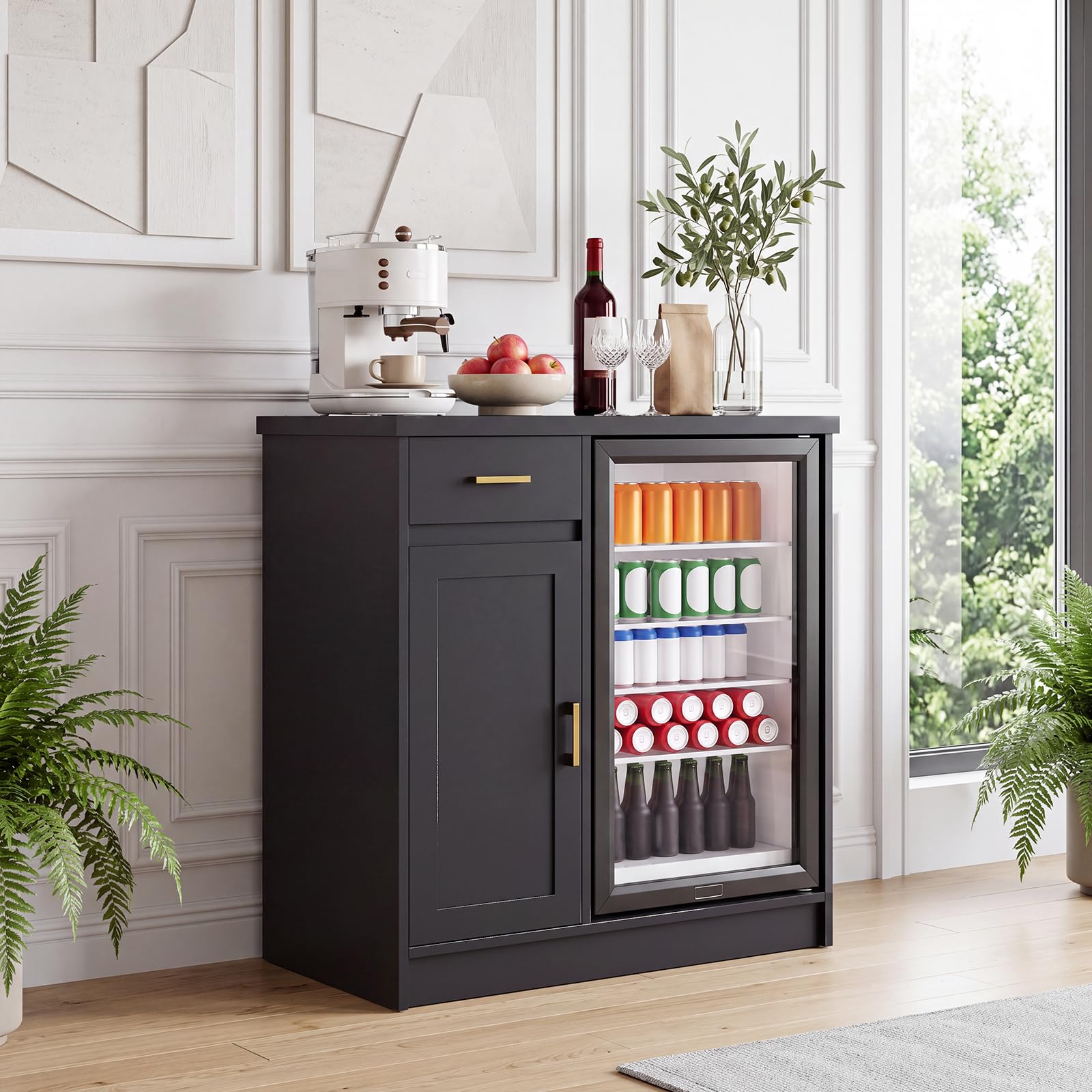 Meuble bar à vin style farmhou - Home Bar And Fridge avis et prix