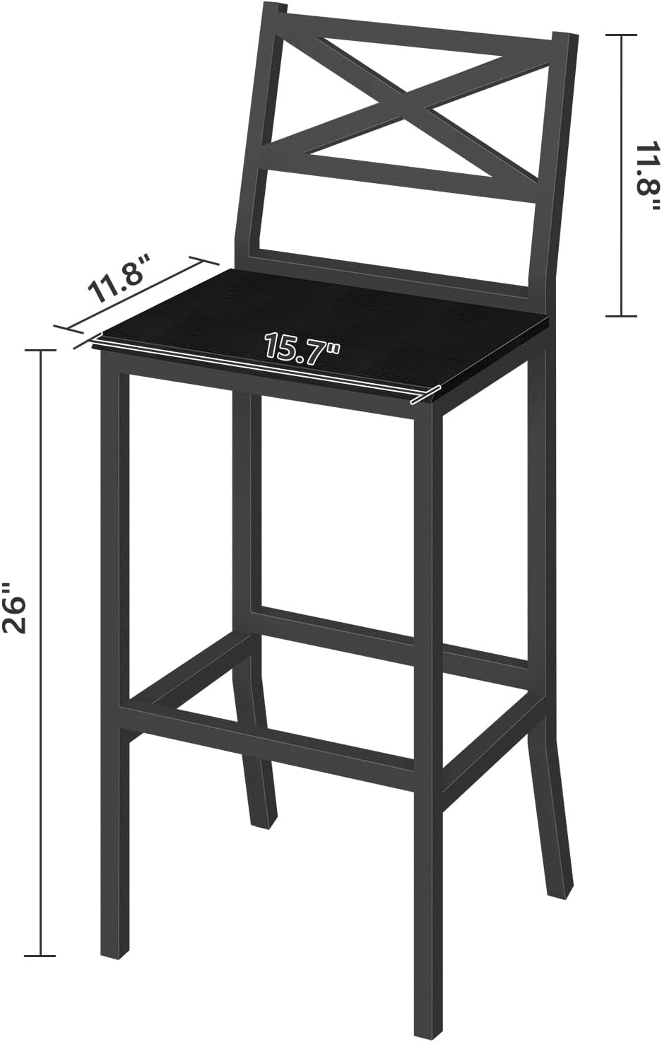 Tabourets de bar, ensemble de  - Home Bar Stools avis et prix