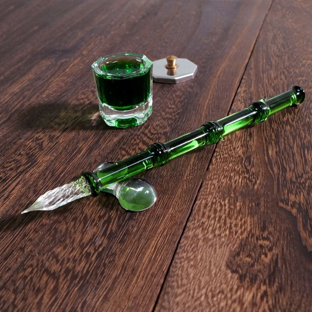Stylo à plume en verre transpa - Old Fashioned Glass avis et prix