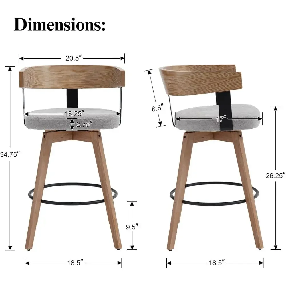 Ensemble de 2 tabourets de bar - Home Bar Stools avis et prix