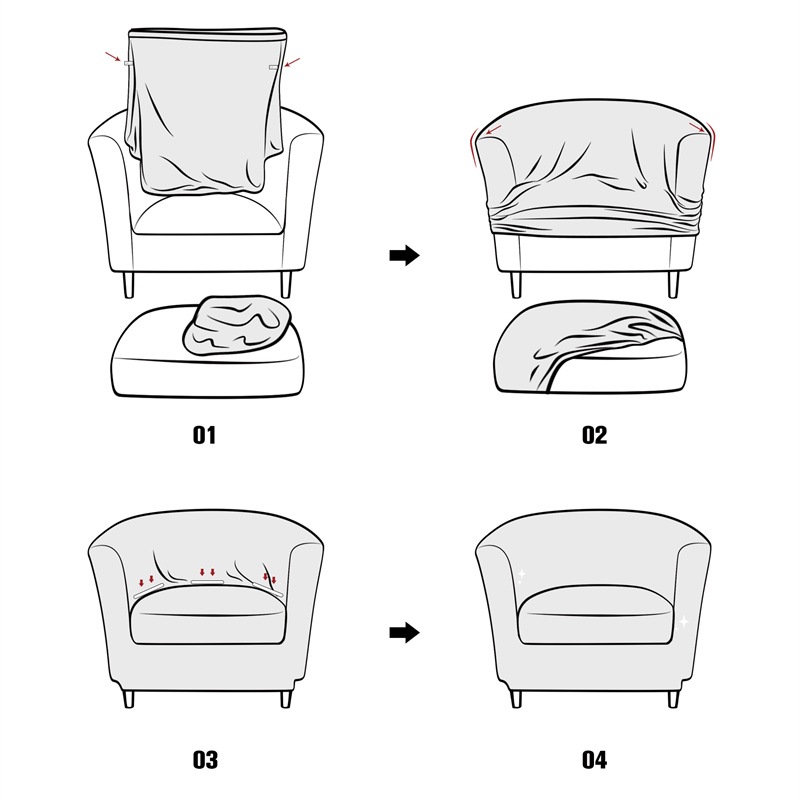 Housse de fauteuil de Club de  - Home Bar Seating avis et prix