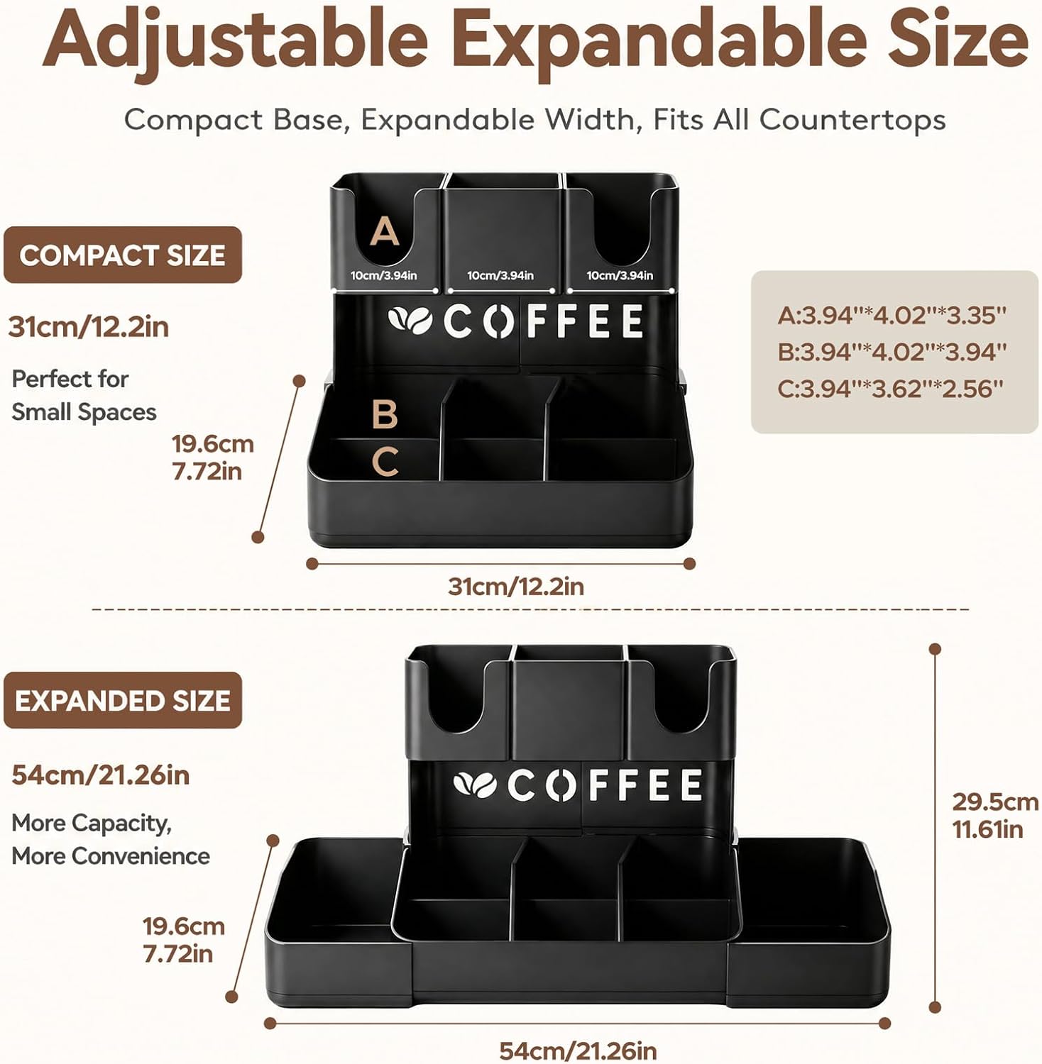 Organisateur de station à café - Home Bar Setup avis et prix