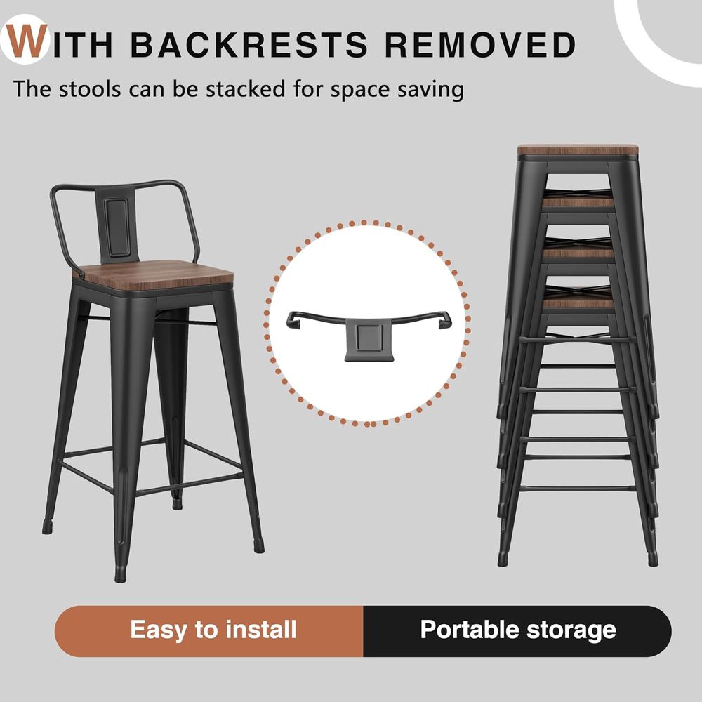 Ensemble de 4 tabourets de bar - Home Bar Stools avis et prix