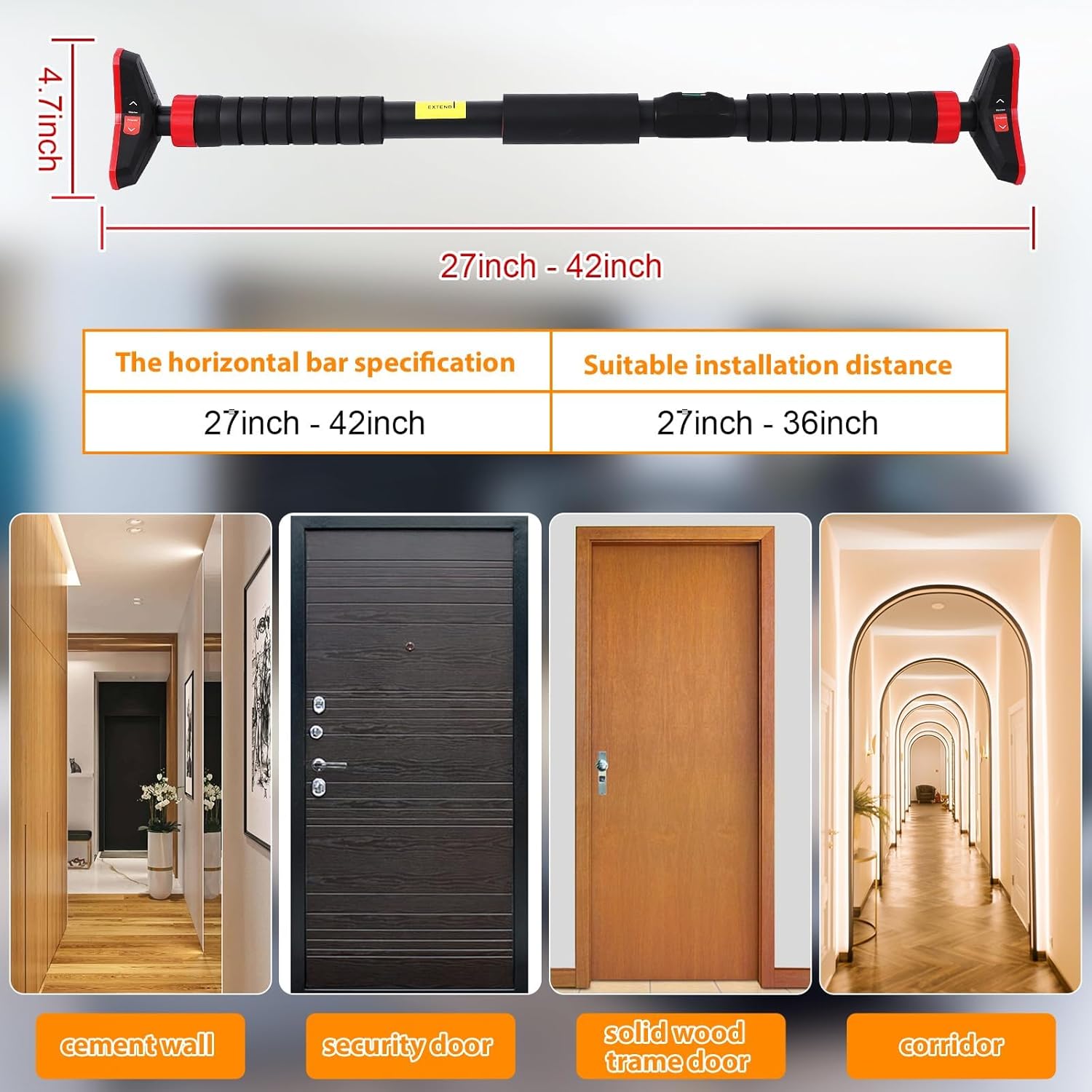 Barre de traction pour portes  - Home Bar Setup avis et prix