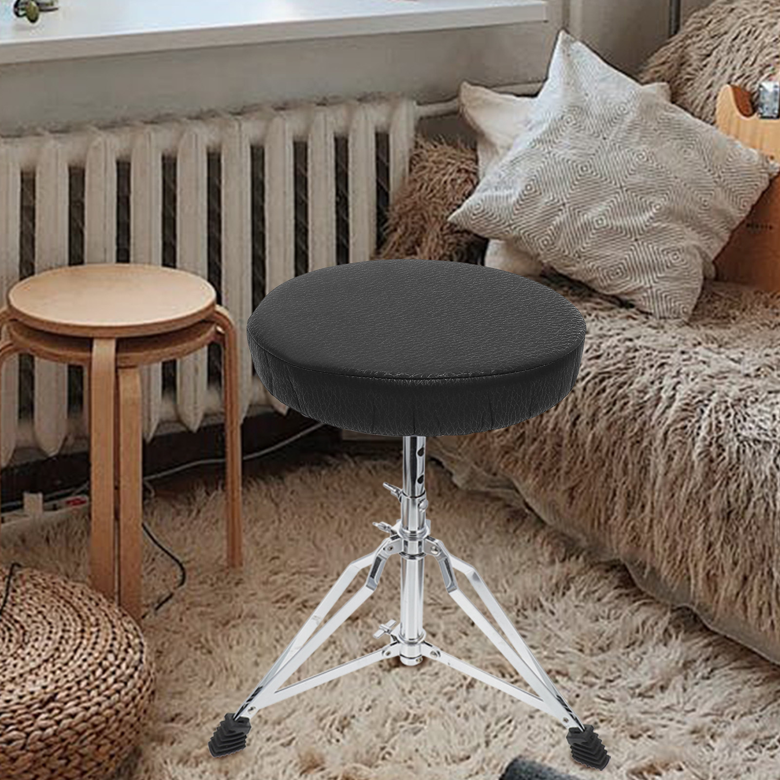 Housse de tabouret ronde noire - Home Bar Stools avis et prix