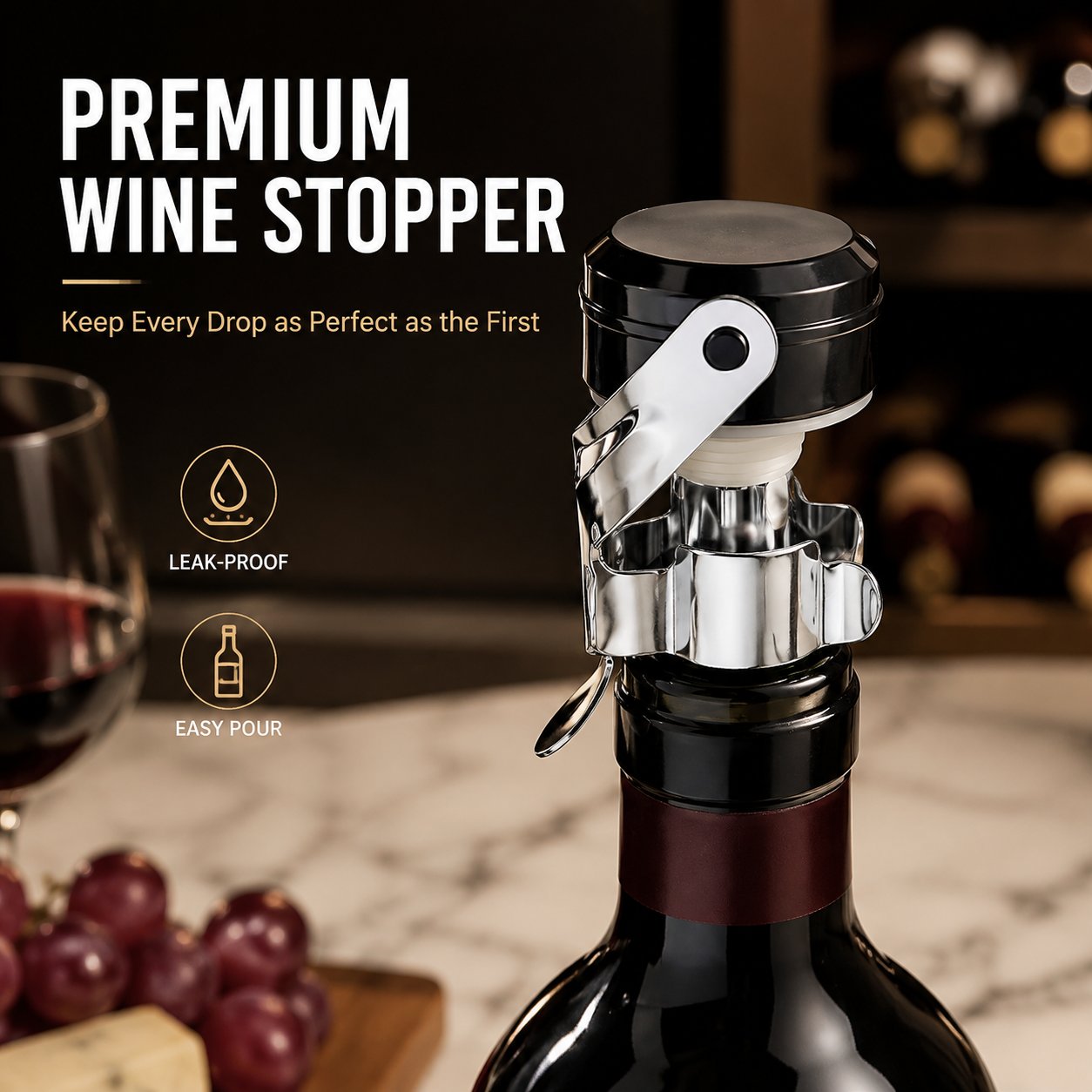 Cabilock – Lot de 3 bouchons d - Wine Preservation Pump avis et prix